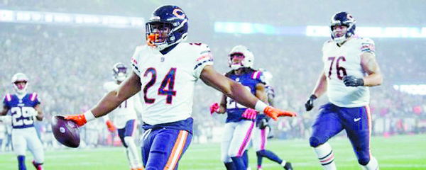 Bears humillan a Patriots, y sus dos QBs, a domicilio en «MNF»