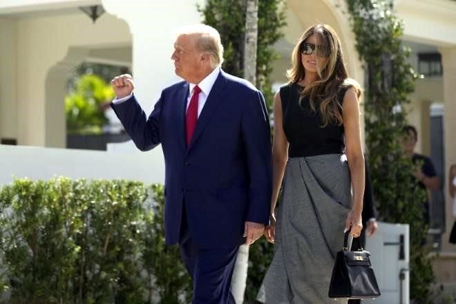 Trump vota por DeSantis, su posible rival, en Florida