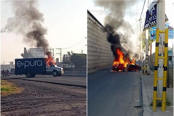 Ataque a policías en Celaya desata narcobloqueos
