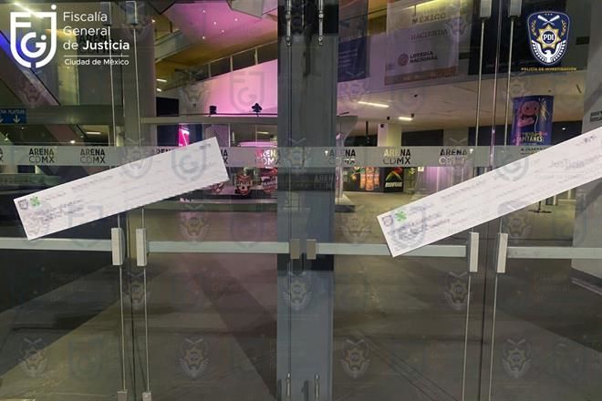 Colocan sellos en Arena Ciudad de México por robo agravado