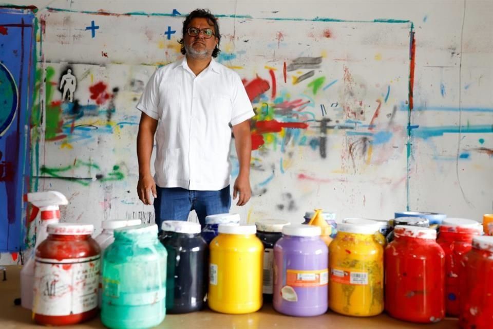 Demián Flores y su arte transportable