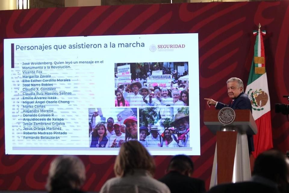 Exhibe a personajes de marcha; ‘han participado en fraudes’