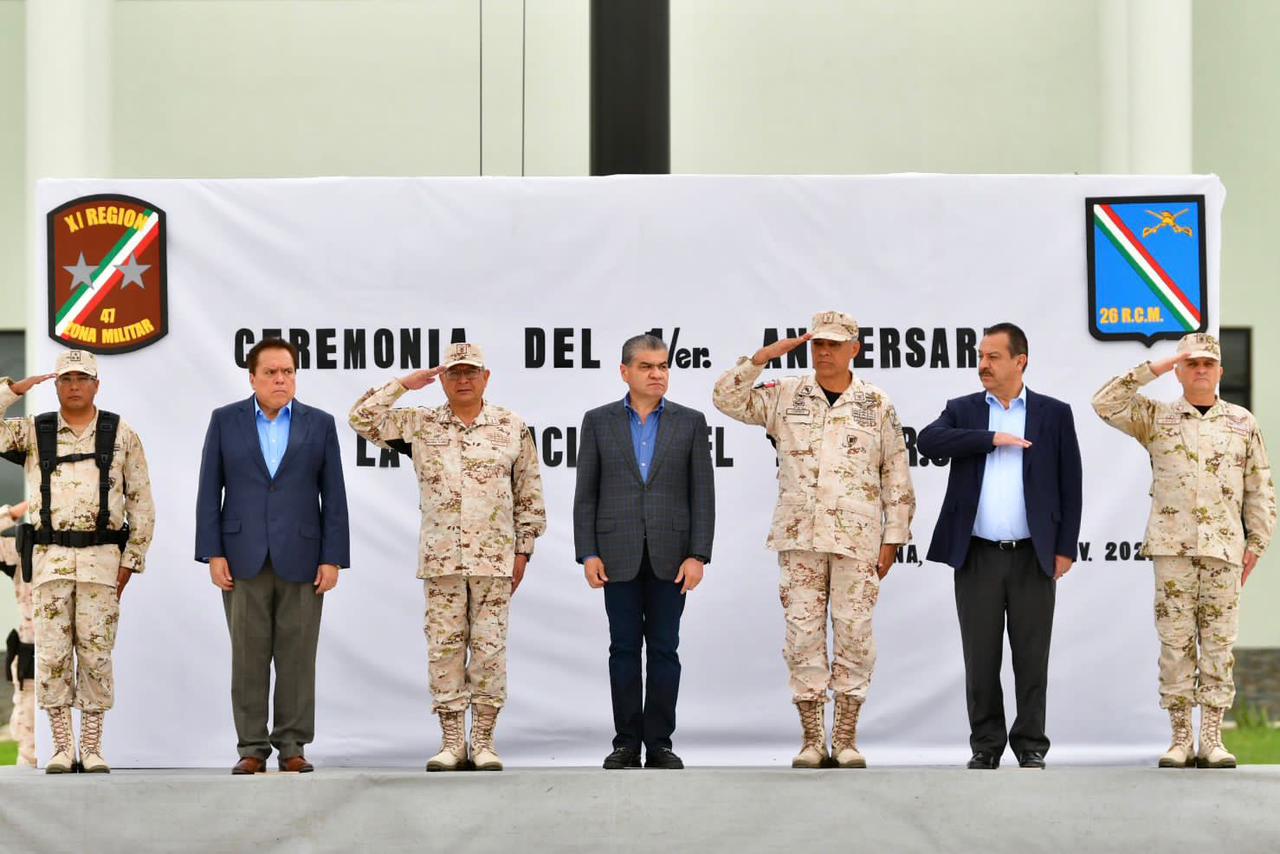 MARS VISITA NUEVO CUARTEL DE ACUÑA Y REFRENDA APOYO Y GRATITUD DE LOS COAHUILENSES HACIA EL EJÉRCITO MEXICANO