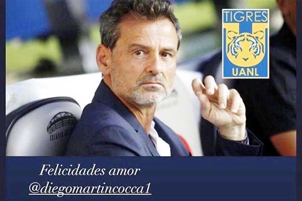 ‘Anuncia’ esposa a Diego Cocca como DT de Tigres
