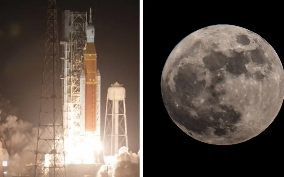 NASA lanza con éxito Artemis I a la Luna