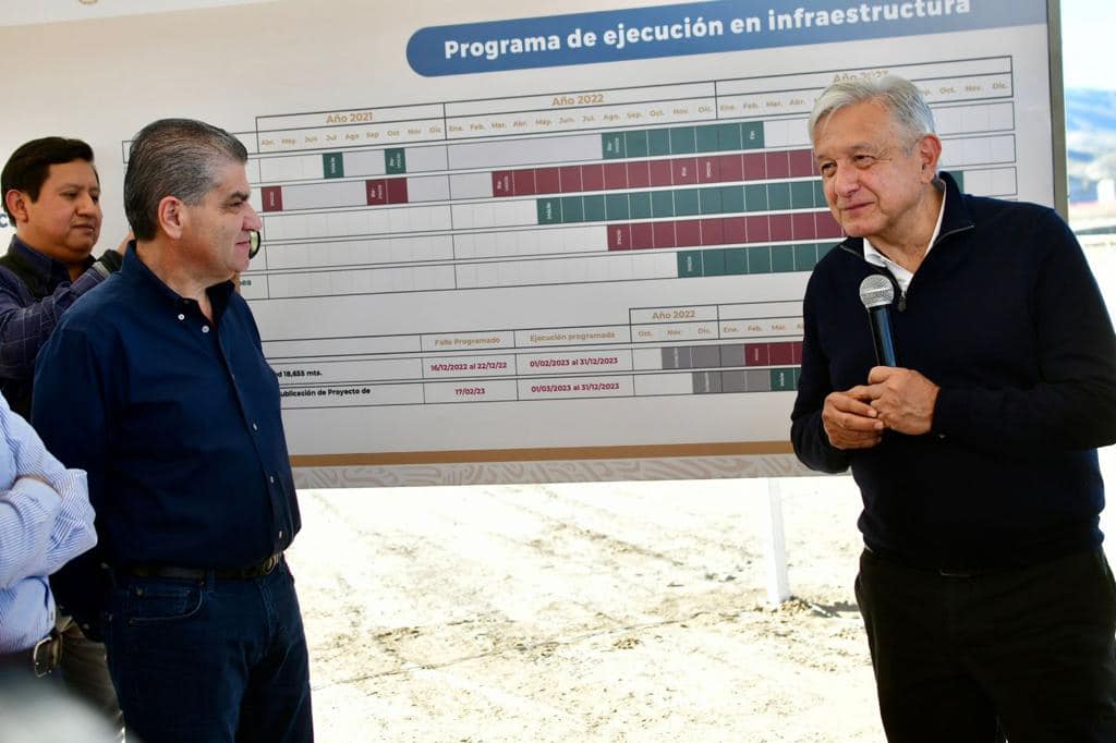 Supervisa Miguel Ángel Riquelme los avances del Proyecto “Agua Saludable para La Laguna”.