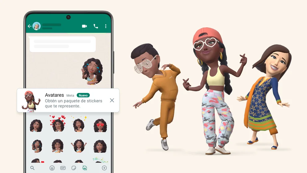 WhatsApp ya tiene sus propios avatares, así se pueden crear