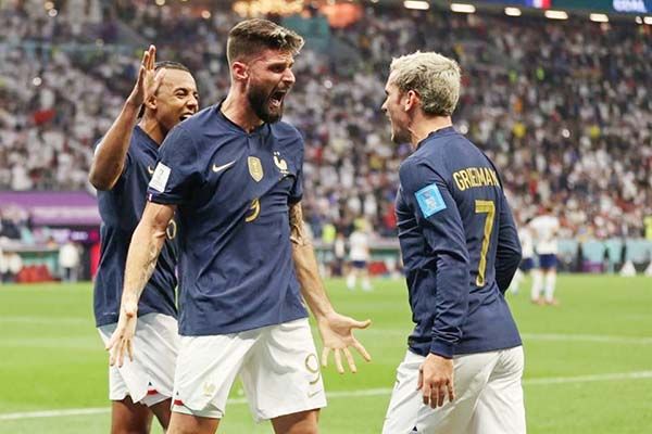 Avanza Francia sobre Inglaterra a Semifinales