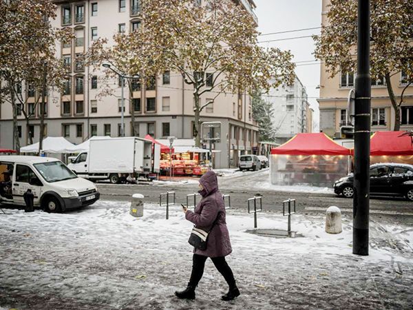 Francia registra su peor ola de frío en más de una década