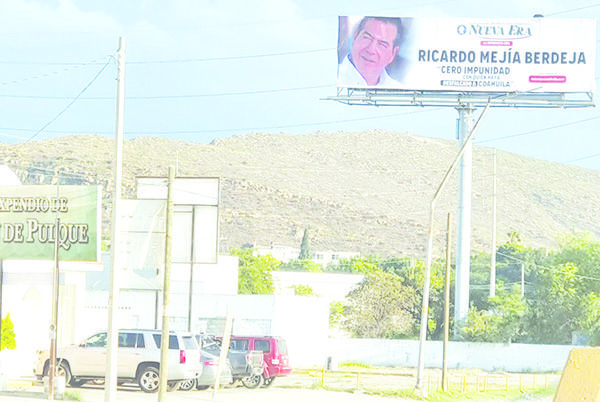Ordenan a Mejía Berdeja y Salazar retirar propaganda