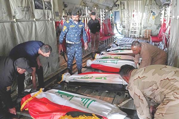 Bombazo mata a policías en Irak