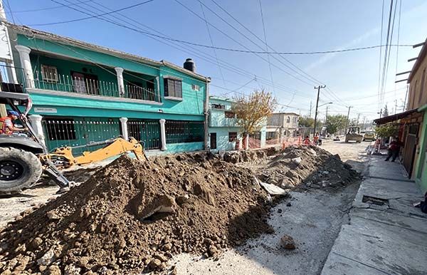 Avanza obra de drenaje pluvial