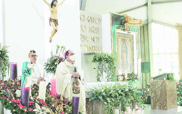 Rinden homenaje a la Virgen de Guadalupe