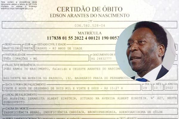Revelan causas de la muerte de Pelé