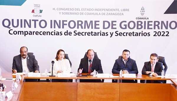 Concluyen comparecencias de Secretarios ante Congreso