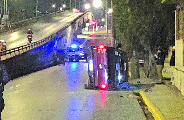 Volcadura fatal al sur de Saltillo