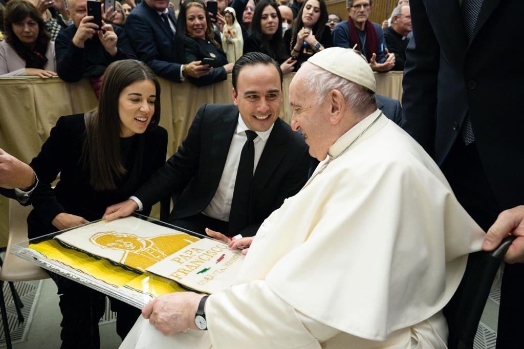 VISITA MANOLO JIMÉNEZ AL PAPA FRANCISCO