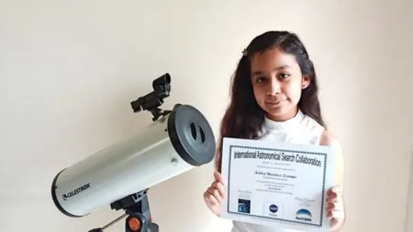 NASA reconoce a niña de 12 años por descubrir asteroide