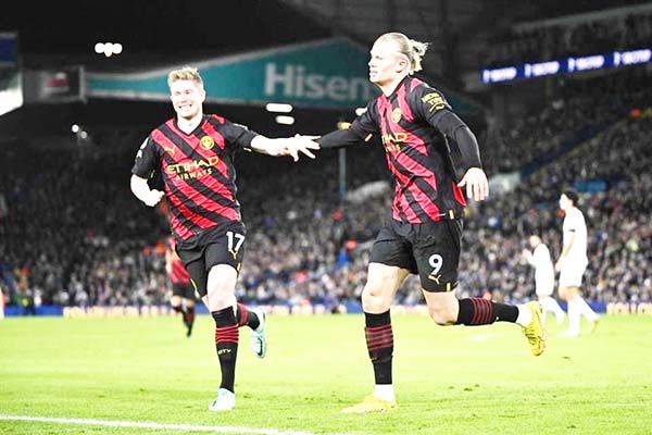 Guía Haaland victoria del Manchester City