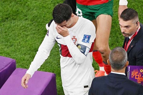 Cristiano Ronaldo se va del Mundial entre lágrimas