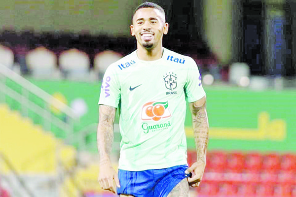 Gabriel Jesús y Alex Telles, fuera del Mundial