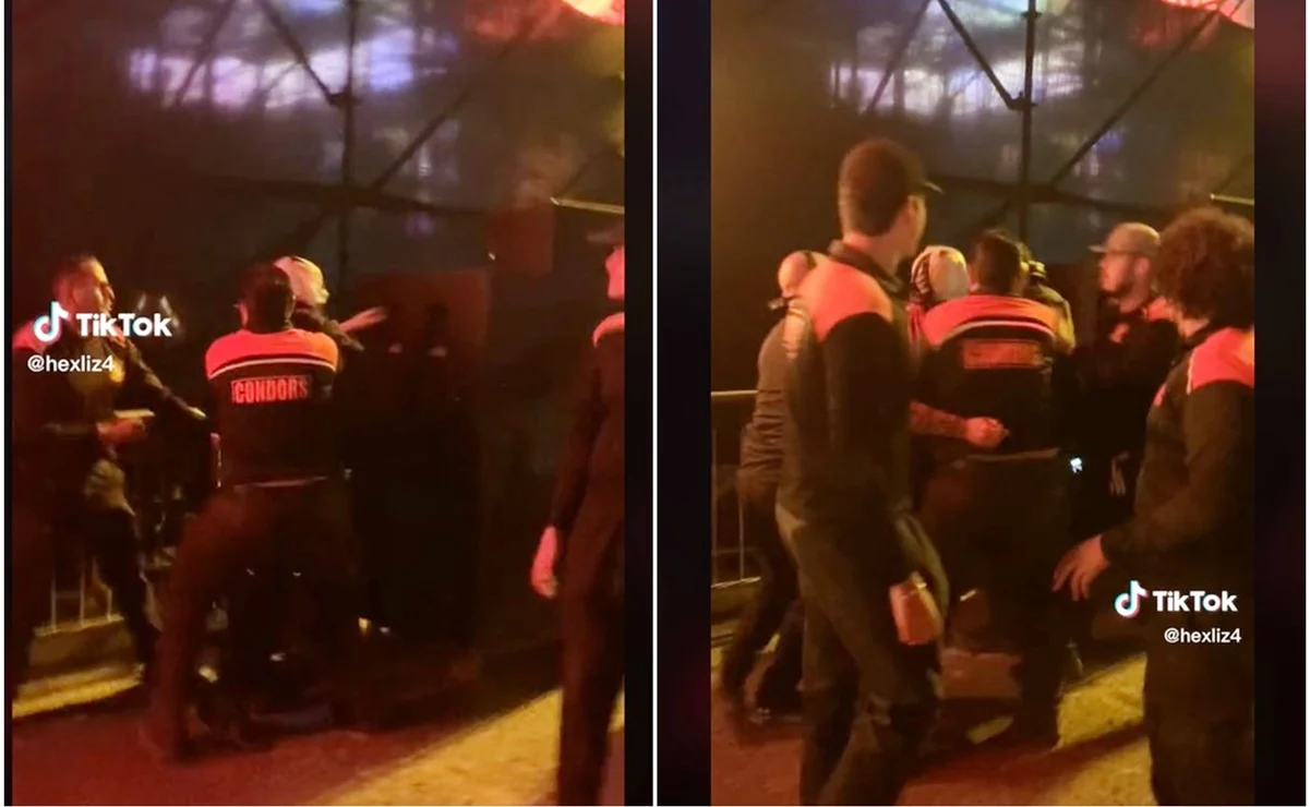 Seguridad confunde a integrante de Slipknot con fan y forcejea para que no suba al escenario