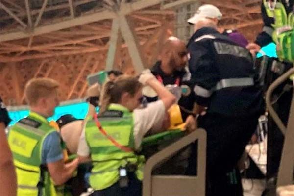 Se desvanece periodista durante el Argentina-Países Bajos