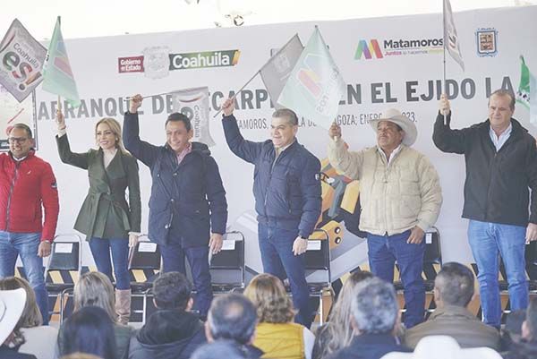 Arrancan recarpeteo en ejido La Purísima