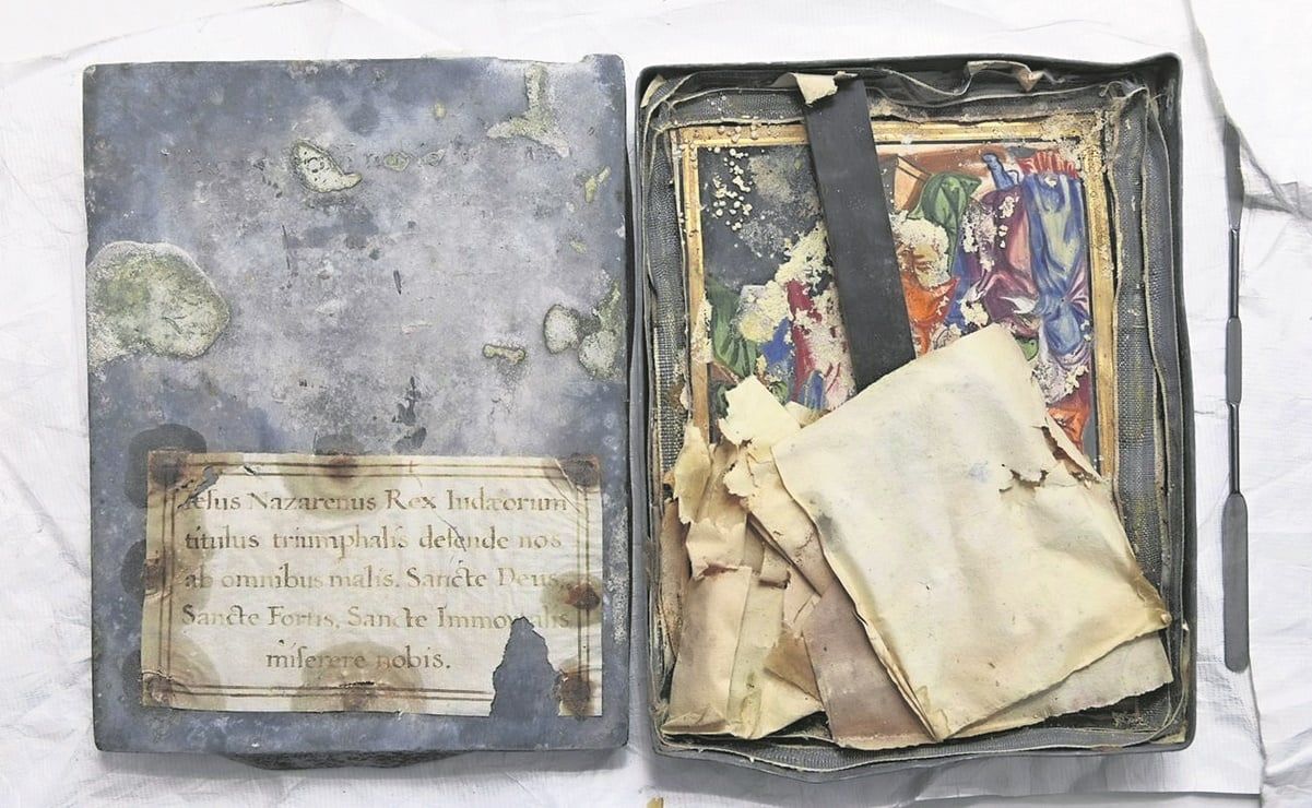 En Catedral, hallan cajas con reliquias del siglo XVIII