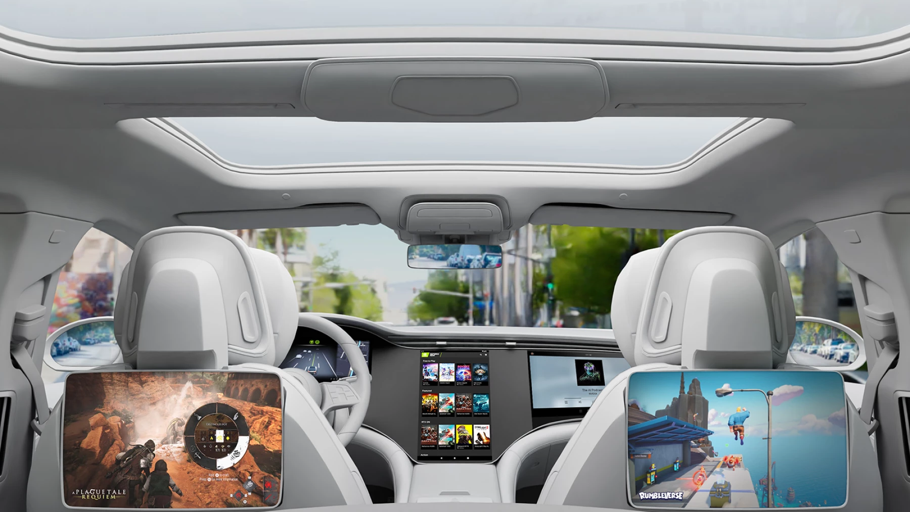 Nvidia llevará los videojuegos a los coches autónomos