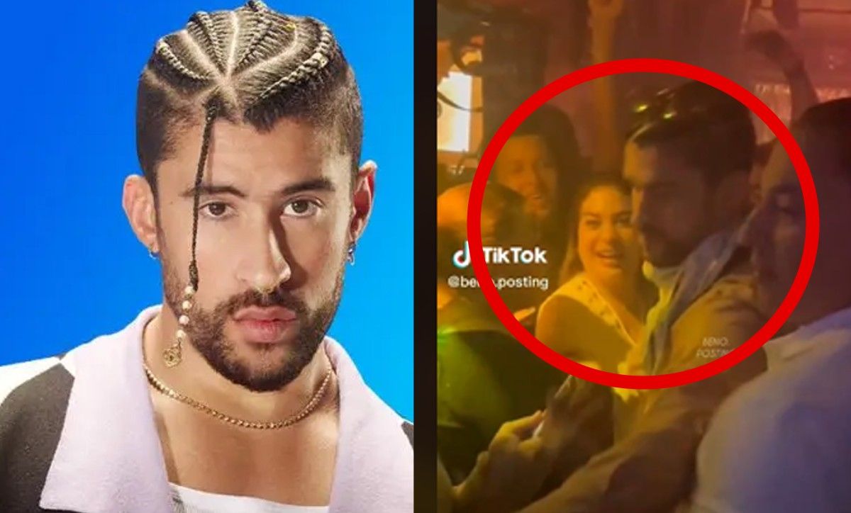Filtran nuevo video de Bad Bunny arrebatando el teléfono de un fan, ahora en un antro