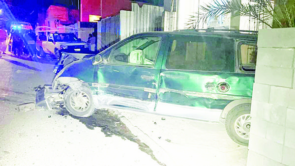 Briago hace chuza; choca cuatro autos
