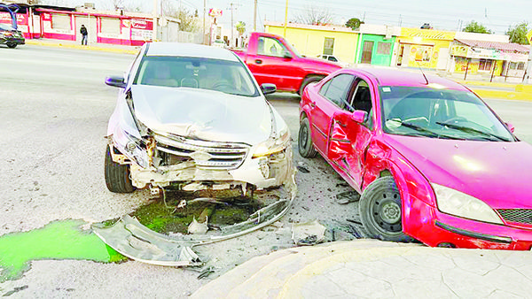 Un herido en fuerte choque