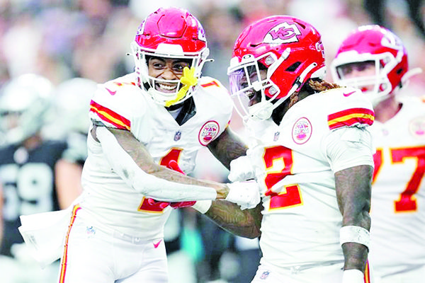 ¡Los líderes son los Chiefs! La Americana es de Kansas