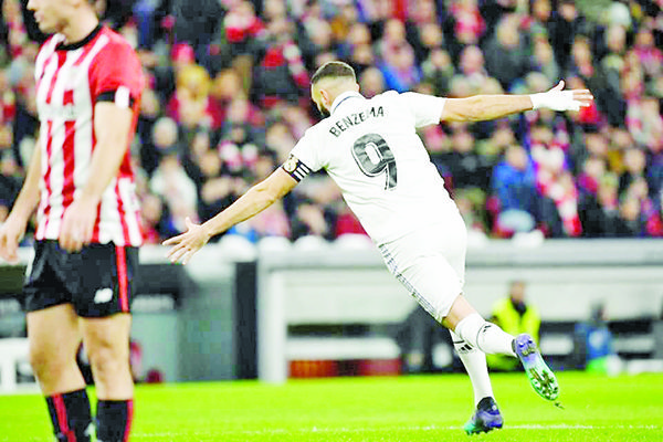 Obtiene Real Madrid triunfo en San Mamés