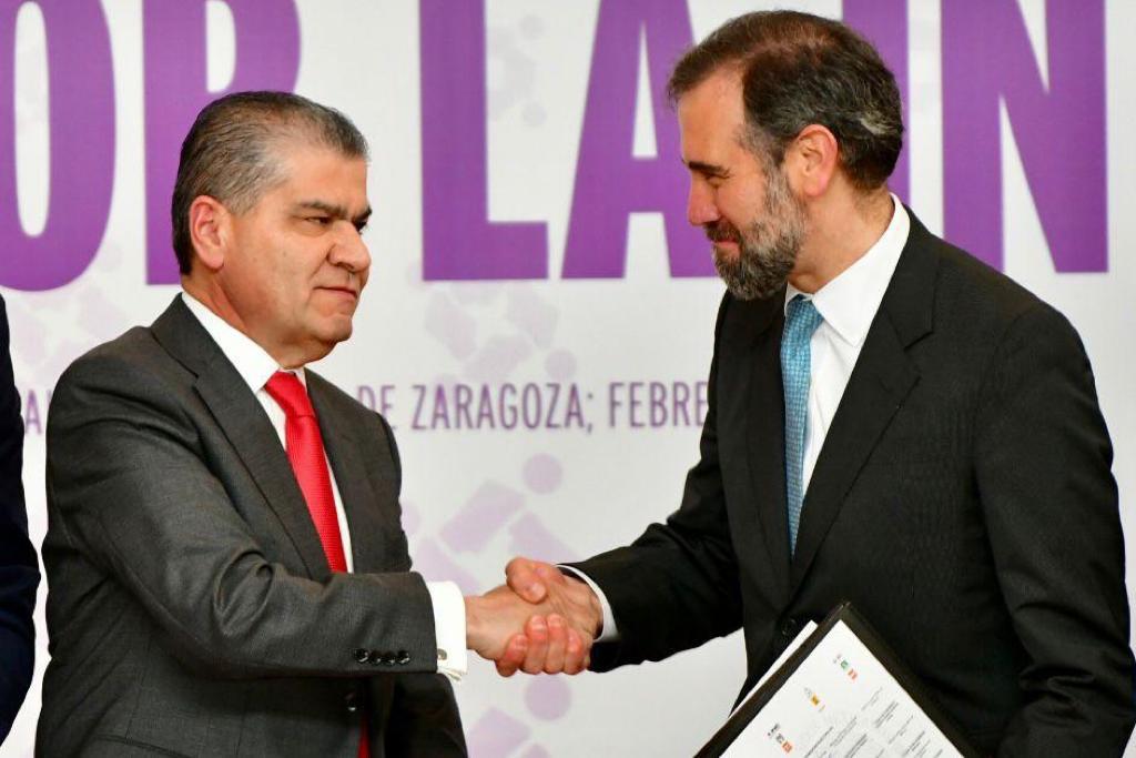 Pactan MARS-INE Acuerdo por la Integridad Electoral
