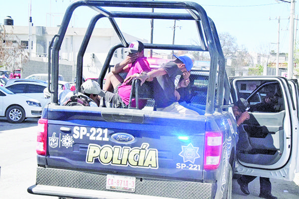 Encierran a 14 en el operativo