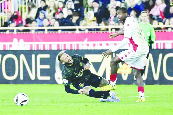 Cae PSG otra vez, ahora con el Mónaco