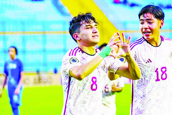 Golea México Sub 17 sin piedad a Curazao