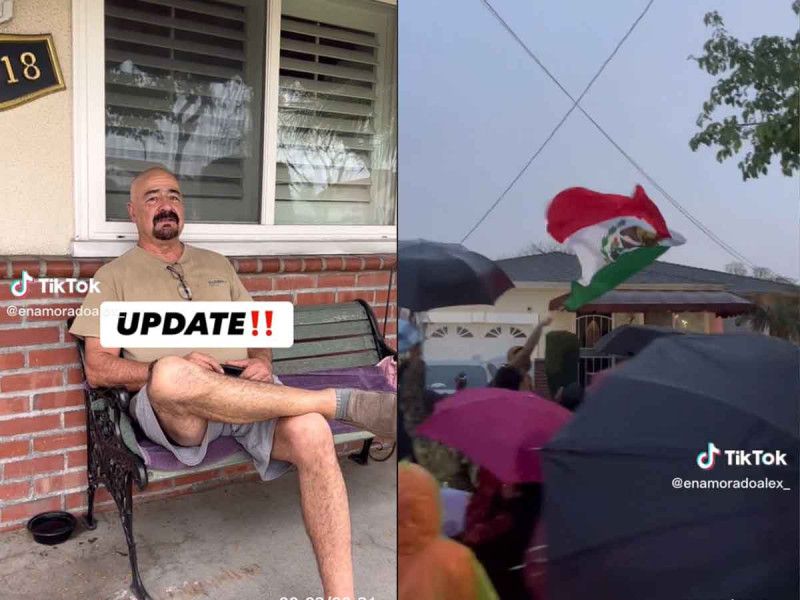 Gringo corre a mexicanos de EU y ellos le llevan una Banda a su casa por racista