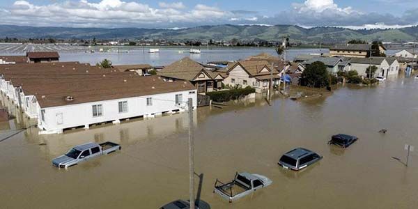 California bajo el agua