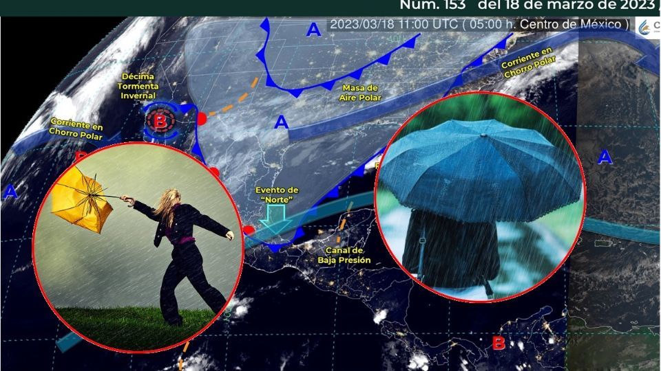 La primavera ya está aquí, pero Frente Frío 41 provoca FUERTES lluvias y chubascos
