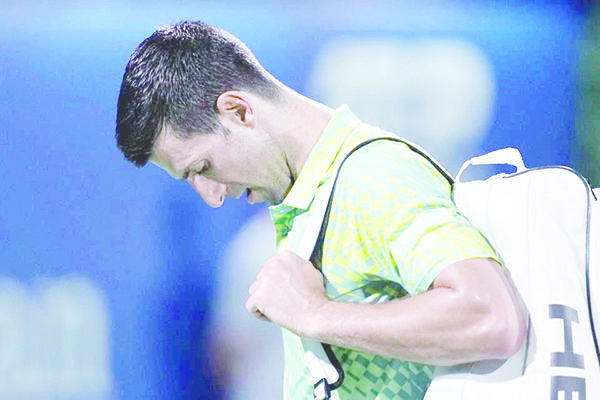 Sufre Djokovic su primera derrota del 2023