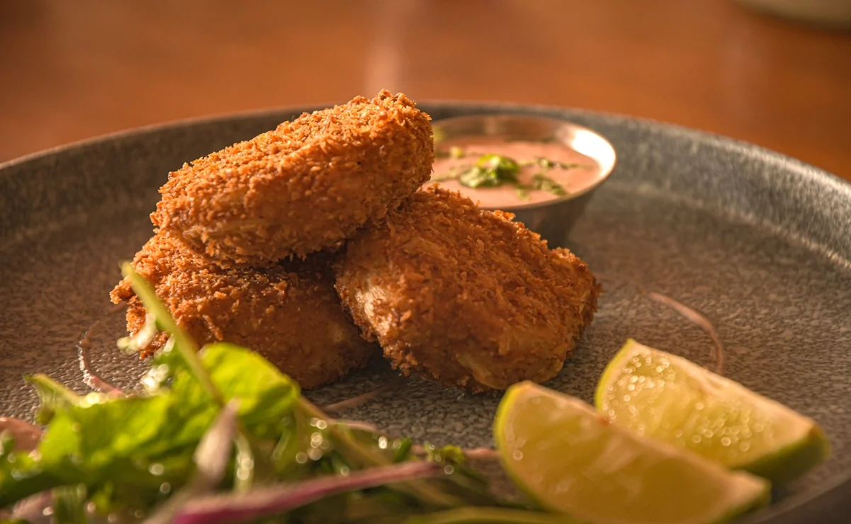 Tortitas de alcachofa y garbanzo