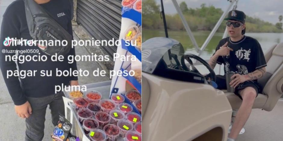 Niño pone puesto de gomitas para ir a concierto de Peso Pluma