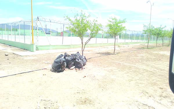 Retiran basura en ejidos de Ramos