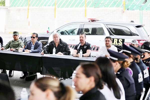 Fortalecen presencia de policías en Saltillo
