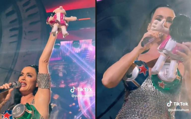 TikTok: La reacción viral de Katy Perry al recibir Dr. Simi en concierto de Las Vegas