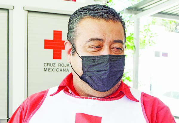 Atiende Cruz Roja un golpeado al día