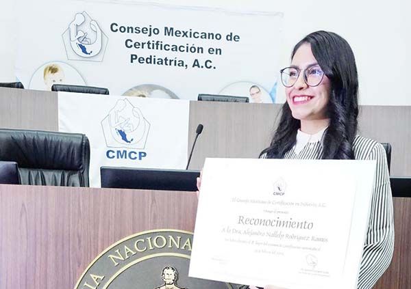 Obtiene coahuilense 5° lugar en pediatría